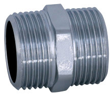 Nippel 3/8" R10 krom